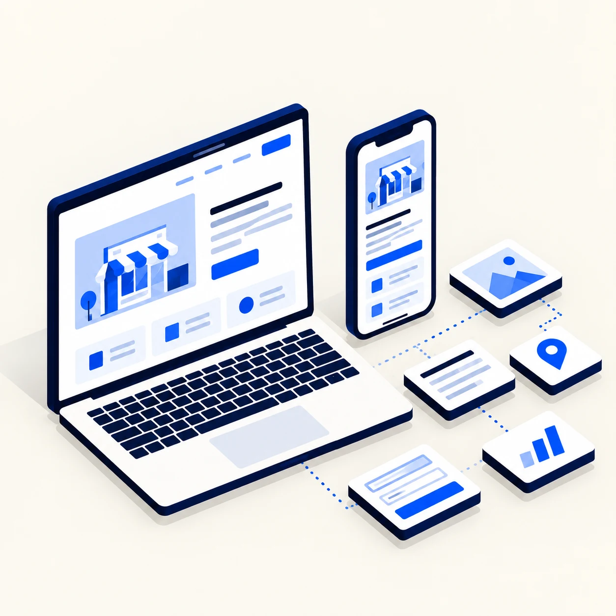 Création d’un site internet responsive sur ordinateur et mobile