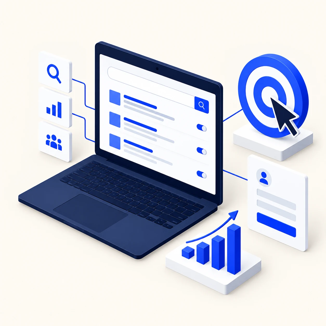 Illustration du pilotage d’une campagne Google Ads